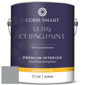 COLOR SMART CS 758 ULTRA CEILING PAINT ультраматовая краска цвет 1600 Timber Wolf