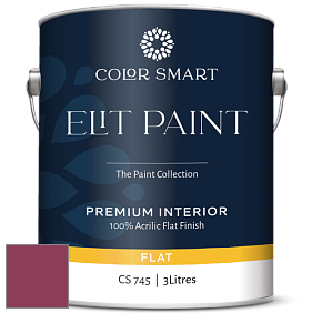 COLOR SMART CS 745 ELIT PAINT глубокоматовая моющаяся краска цвет NCS S 3060-R20B 
