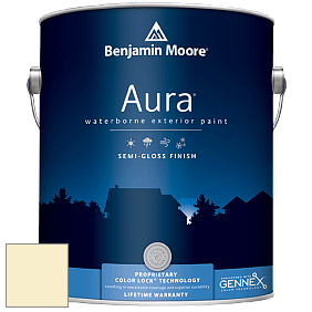 Benjamin Moore Aura 632 Waterborne Exterior Semi-Gloss Finish краска цвет OC-107 Antiquity