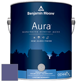Benjamin Moore Aura 632 Waterborne Exterior Semi-Gloss Finish краска цвет 1407 Mauve Bauhaus
