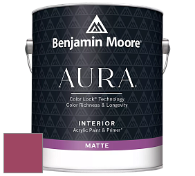 Benjamin Moore Aura 522 Interior Paint - Matte краска цвет 2078-20 Raspberry Glaze