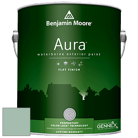 Benjamin Moore Aura 629 Waterborne Exterior Flat Finish краска цвет 633 Appalachian Trail