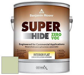Benjamin Moore 355 Super Hide Zero Voc Interior Flat краска цвет NCS S 1020-G40Y 