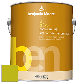 Benjamin Moore Ben W625 Premium Interior Latex Flat краска цвет NCS S 1075-G60Y 
