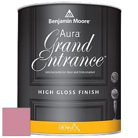 Benjamin Moore Aura 148 Grand Entrance High Gloss эмаль цвет 2081-40 Pink Blossom