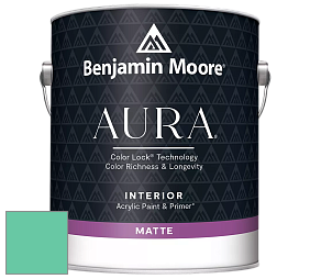 Benjamin Moore Aura 522 Interior Paint - Matte краска цвет 2042-40 Miami Green
