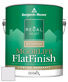 Benjamin Moore W105 Regal Select Exterior Paint-MoorLife Flat Finish краска цвет 882 Feathered Violet