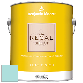 Benjamin Moore 547 Regal Select Waterborne Interior Flat Finish краска цвет 730 San Clemente Teal