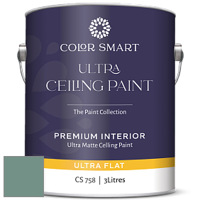 COLOR SMART CS 758 ULTRA CEILING PAINT ультраматовая краска цвет 684 Shenandoah