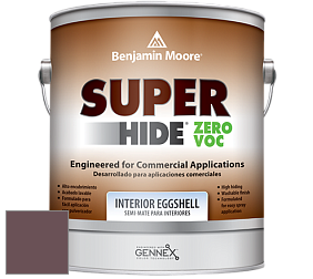 Benjamin Moore 357 Super Hide Zero Voc Interior Eggshell краска цвет 1358 Dark Walnut
