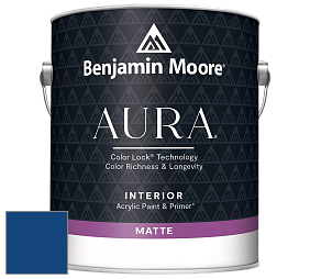Benjamin Moore Aura 522 Interior Paint - Matte краска цвет RAL 5010 