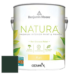 Benjamin Moore 514 Natura Interior Semi-Gloss Finish краска цвет RAL 6009 
