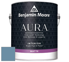 Benjamin Moore Aura 522 Interior Paint - Matte краска цвет 839 Old Blue Jeans