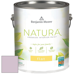 Benjamin Moore 512 Natura Interior Flat Finish матовая краска цвет 1375 Hidden Sanctuary