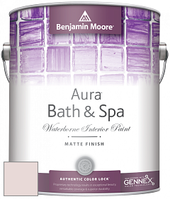 Benjamin Moore Aura 532 Bath & Spa Waterborne Interior Paint Matte Finish краска цвет 2103-70 Strawberry-n-Cream
