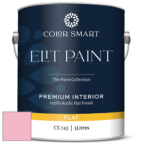 COLOR SMART CS 745 ELIT PAINT глубокоматовая моющаяся краска цвет 1325 Pure Pink