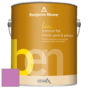 Benjamin Moore Ben W625 Premium Interior Latex Flat краска цвет 2076-40 Raspberry Mousse