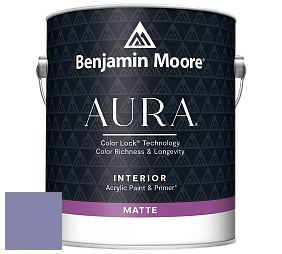 Benjamin Moore Aura 522 Interior Paint - Matte краска цвет 1406 Purple Heart