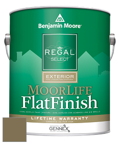Benjamin Moore W105 Regal Select Exterior Paint-MoorLife Flat Finish краска цвет 517 Greenbrook