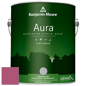 Benjamin Moore Aura 629 Waterborne Exterior Flat Finish краска цвет 2078-30 Royal Fuchsia