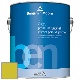 Benjamin Moore Ben W626 Premium Interior Latex Eggshell краска цвет NCS S 1070-G70Y 