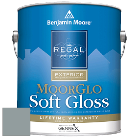 Benjamin Moore W096 Regal Select Exterior Paint-Moor GloSoft Gloss Finish краска цвет 2122-30 Cloudy Sky