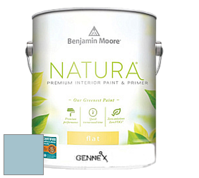 Benjamin Moore 514 Natura Interior Semi-Gloss Finish краска цвет 1662 Mediterranean Sky