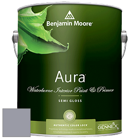 Benjamin Moore Aura 528 Waterborne Interior Semi-gloss Finish краска цвет AF-585 