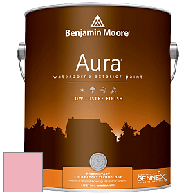 Benjamin Moore Aura 634 Waterborne Exterior Low Lustre Finish краска цвет 1333 Romance