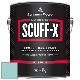 Benjamin Moore 486 Ultra Spec SCUFF-X Interior Satin Finish краска цвет 668 Lake Victoria