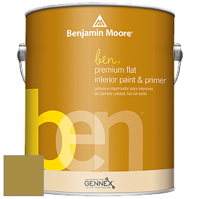Benjamin Moore Ben W625 Premium Interior Latex Flat краска цвет 2150-20 Lichen Green
