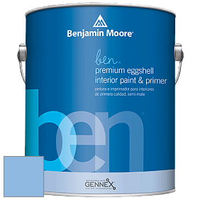 Benjamin Moore Ben W626 Premium Interior Latex Eggshell краска цвет NCS S 1040-R80B 