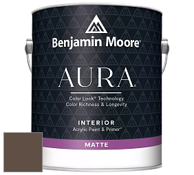 Benjamin Moore Aura 522 Interior Paint - Matte краска цвет 2108-10 Ferret Brown