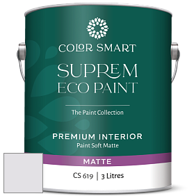 COLOR SMART CS 619 SUPREM ECO PAINT матовая краска цвет 2117-70 Dreamy Cloud