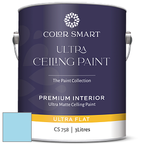 COLOR SMART CS 758 ULTRA CEILING PAINT ультраматовая краска цвет 786 Highland Breeze
