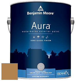 Benjamin Moore Aura 632 Waterborne Exterior Semi-Gloss Finish краска цвет 196 Goldenhurst