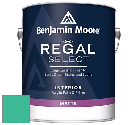 Benjamin Moore 548 IRegal Select Interior Paint - Matte краска цвет 615 Mayan Green