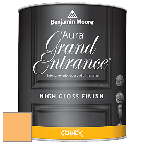 Benjamin Moore Aura 148 Grand Entrance High Gloss эмаль цвет 2017-40 Sweet Orange