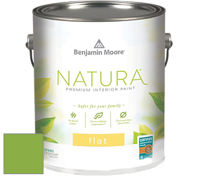 Benjamin Moore 512 Natura Interior Flat Finish матовая краска цвет 420 Apple Lime Cocktail