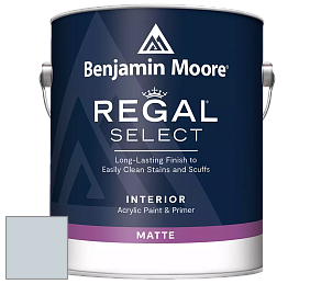 Benjamin Moore 548 IRegal Select Interior Paint - Matte краска цвет 1619 Silver Mist