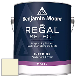 Benjamin Moore 548 IRegal Select Interior Paint - Matte краска цвет 2025-70 Barely Yellow