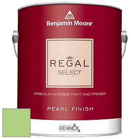 Benjamin Moore 550 Regal Select Waterborne Interior Pearl Finish краска цвет 557 Leprechaun Green