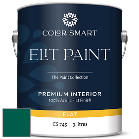 COLOR SMART CS 745 ELIT PAINT глубокоматовая моющаяся краска цвет RAL 6036 