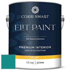 COLOR SMART CS 745 ELIT PAINT глубокоматовая моющаяся краска цвет 734 Tropical Teal