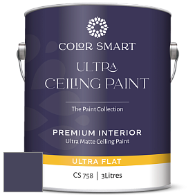 COLOR SMART CS 758 ULTRA CEILING PAINT ультраматовая краска цвет 2068-10 Majestic Violet