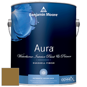 Benjamin Moore Aura 524 Waterborne Interior Eggshell Finish краска цвет 2153-10 Golden Bark