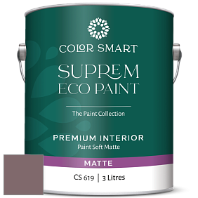 COLOR SMART CS 619 SUPREM ECO PAINT матовая краска цвет 1252 Mink Violet
