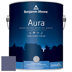 Benjamin Moore Aura 632 Waterborne Exterior Semi-Gloss Finish краска цвет 2069-30 Darkest Grape