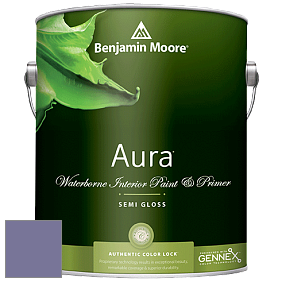 Benjamin Moore Aura 528 Waterborne Interior Semi-gloss Finish краска цвет NCS S 4030-R60B 
