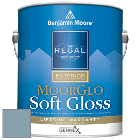 Benjamin Moore W096 Regal Select Exterior Paint-Moor GloSoft Gloss Finish краска цвет 1643 Franklin Lakes
